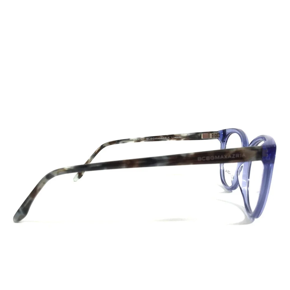 BCBGMAXAZRIA Eyeglasses Frames SERISSA PURPLE ROYAL Cat Eye Full Rim 53-17-140